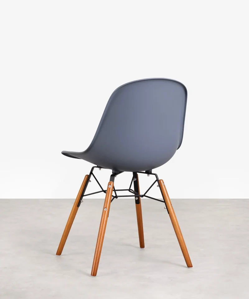 Silla de Polipropileno y Madera Elon
