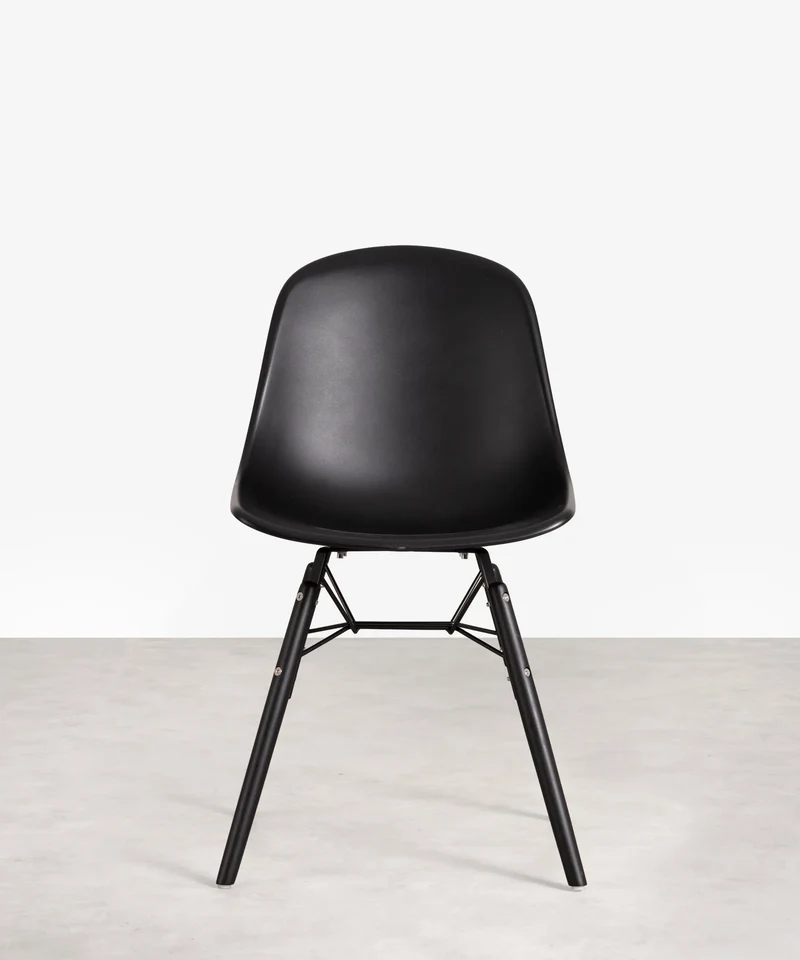 Silla de Polipropileno y Madera Elon