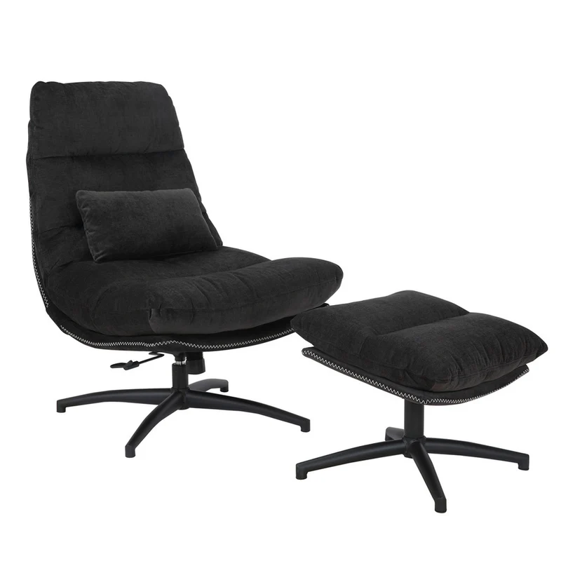 Fauteuil BERGEN avec repose-pieds