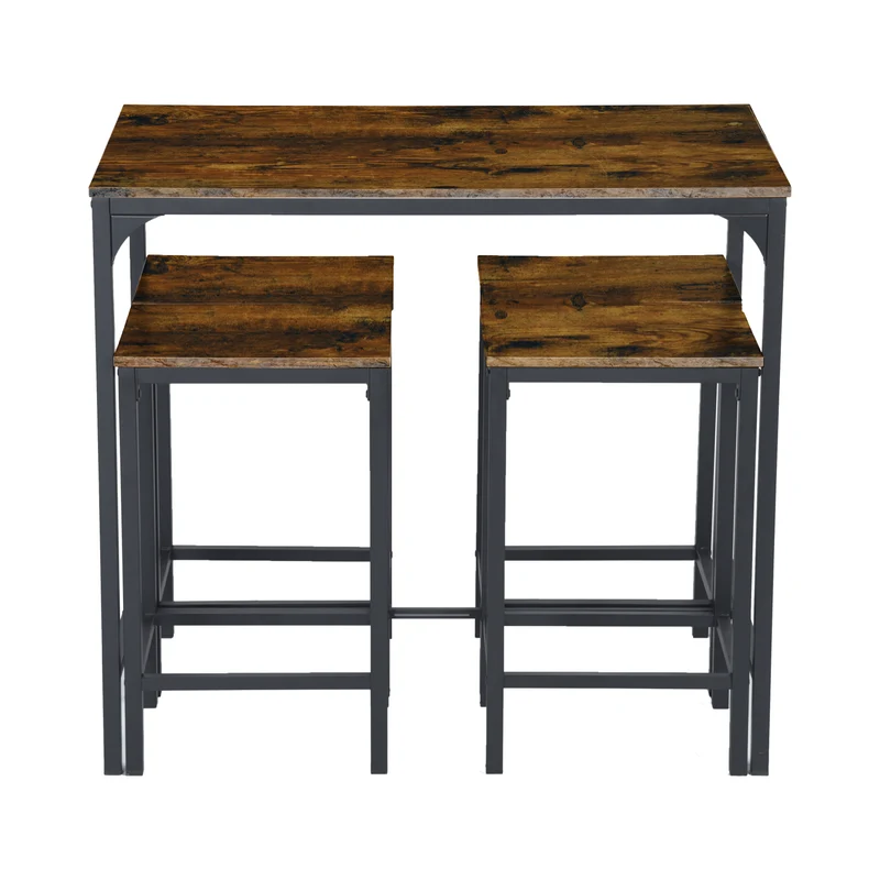 FAIRMAN Ensemble de bar rétro pour 4 personnes - Motif feu