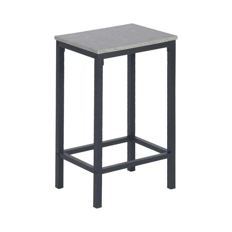 FAIRMAN Ensemble de bar rétro pour 4 personnes - Motif marbre gris