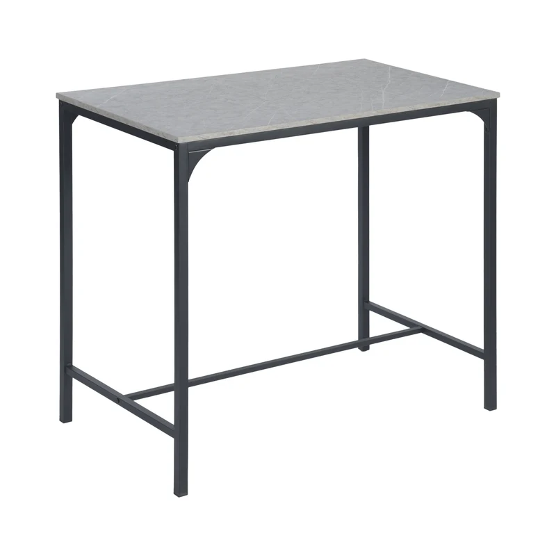 FAIRMAN Ensemble de bar rétro pour 4 personnes - Motif marbre gris