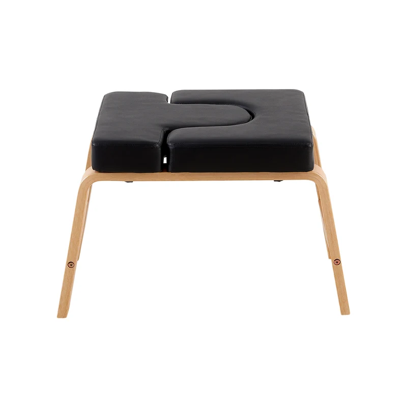 Banc de poirier de yoga, chaise d'inversion de yoga pour le renforcement du noyau - Noir