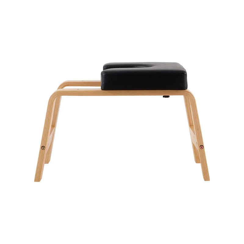 Banc de poirier de yoga, chaise d'inversion de yoga pour le renforcement du noyau - Noir