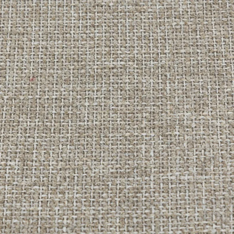 Banc coffre tissu chenillé beige