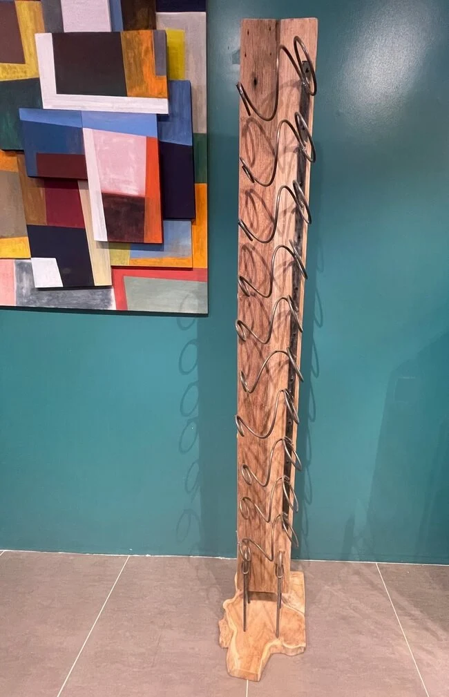 Porte-Bouteilles sur Pied Autoportant en Bois Massif