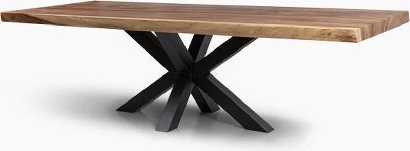 Table en Bois de Suar Massif sur Mesure - Pièce Unique d'Ébéniste