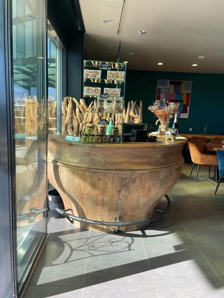 Comptoir de Bar Professionnel "BISTROT" en Chêne Massif