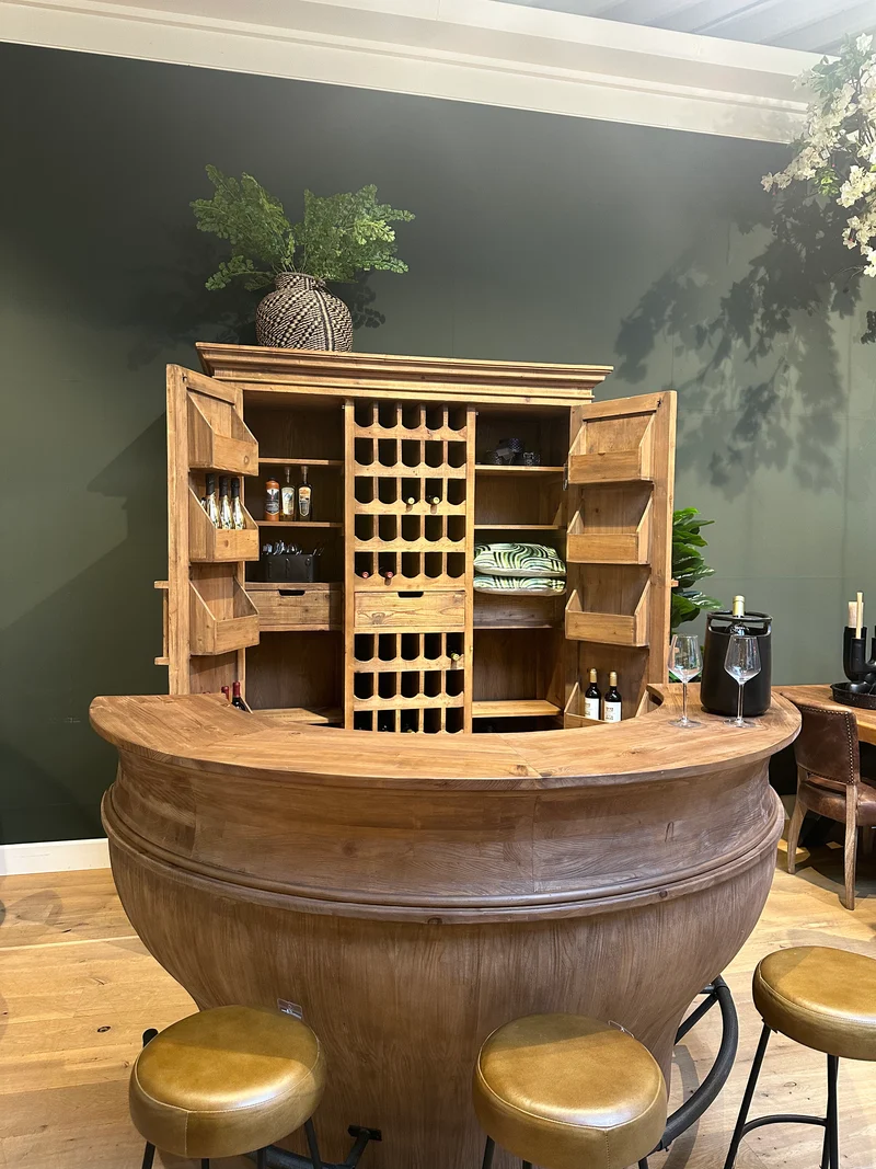 Comptoir de Bar Professionnel "BISTROT" en Chêne Massif