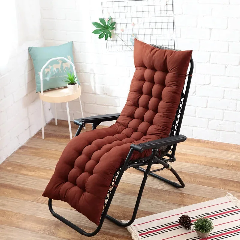 Galette de Chaise Rectangulaire Chocolat