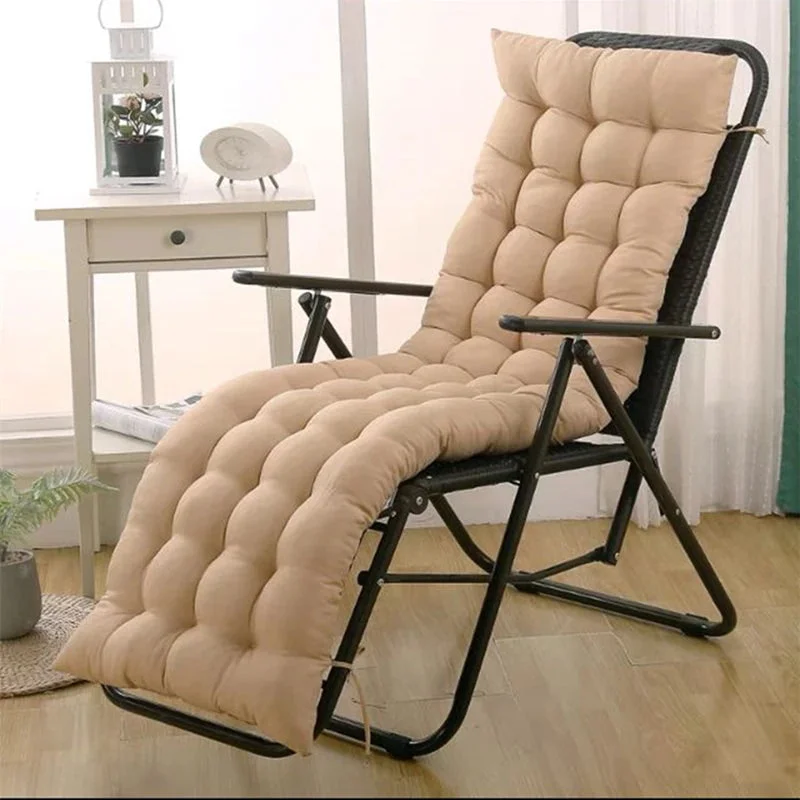 Galette de Chaise Rectangulaire Beige