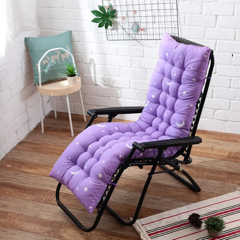 Galette de Chaise Rectangulaire Violet