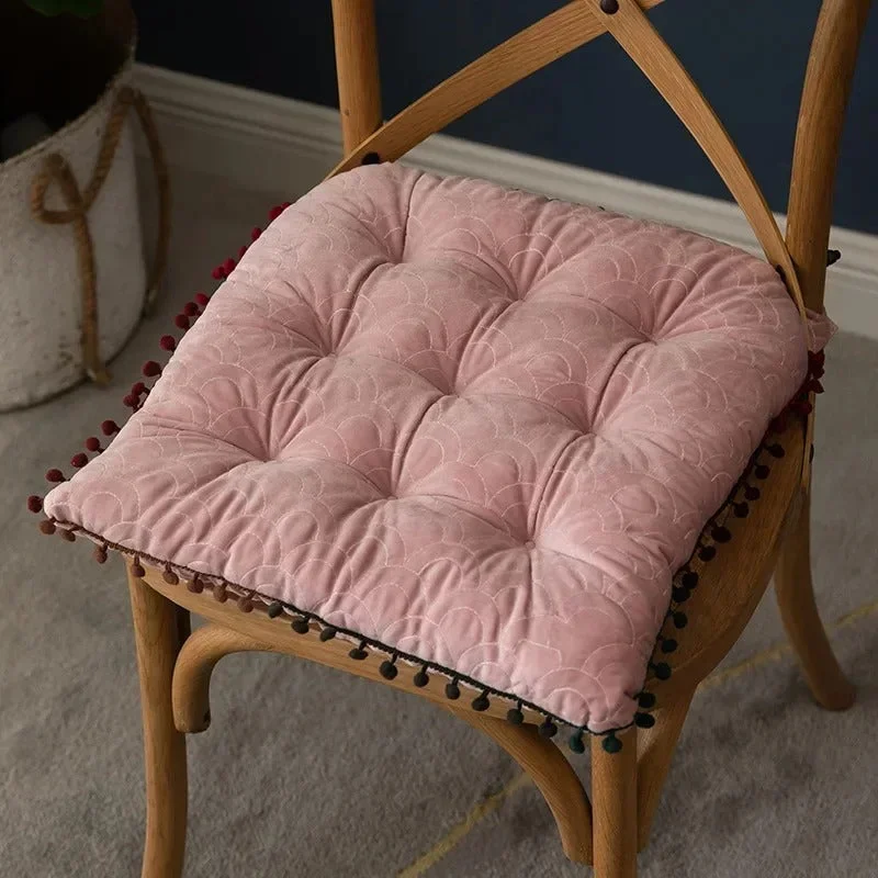 Galette de Chaise 40x40 en Velours