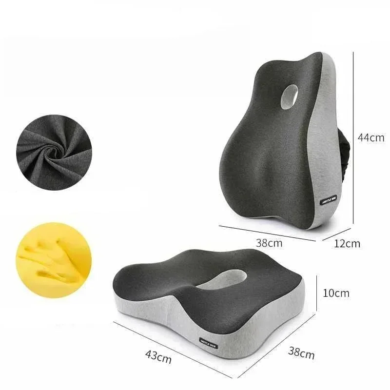 Galette de Chaise avec Dossier Ergonomique