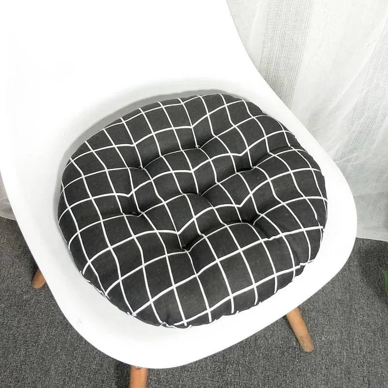 Galette de Chaise Ronde Noire