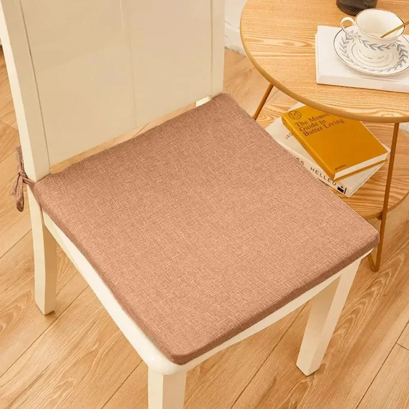 Galette de Chaise Carré Terracotta