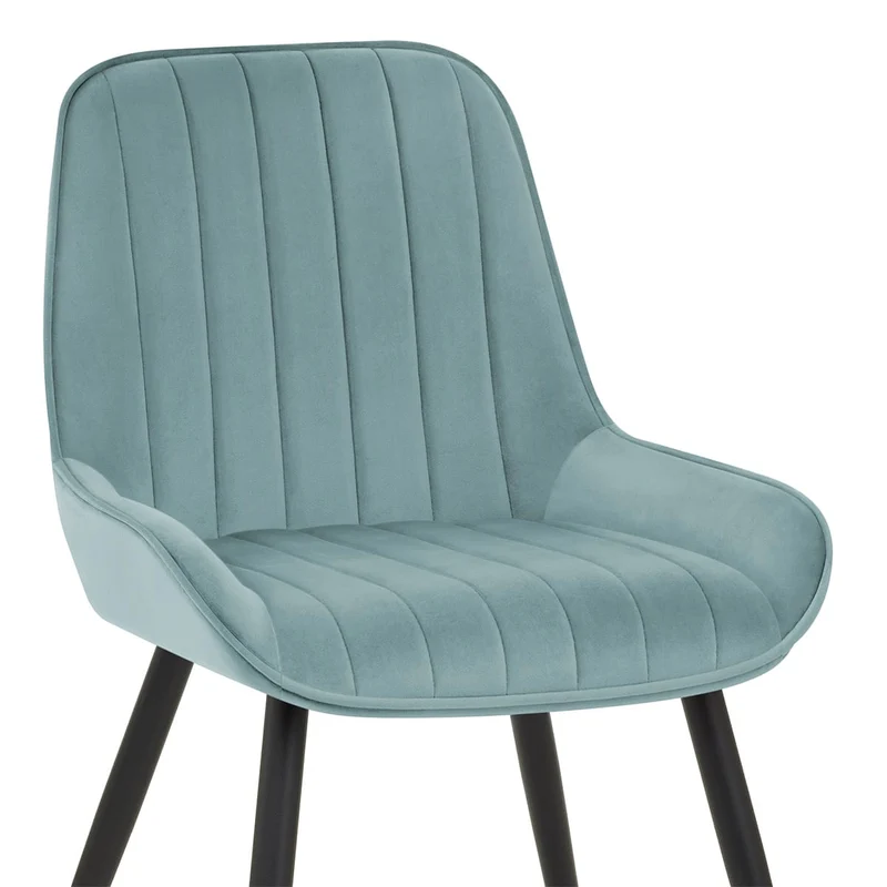 Chaise Velours - Mustang Vert