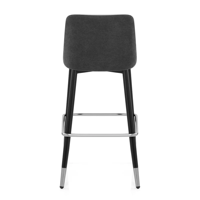 Tabouret de Bar Tissu - Hudson Gris