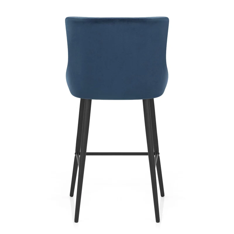Tabouret de Bar Velours - Provence Bleu