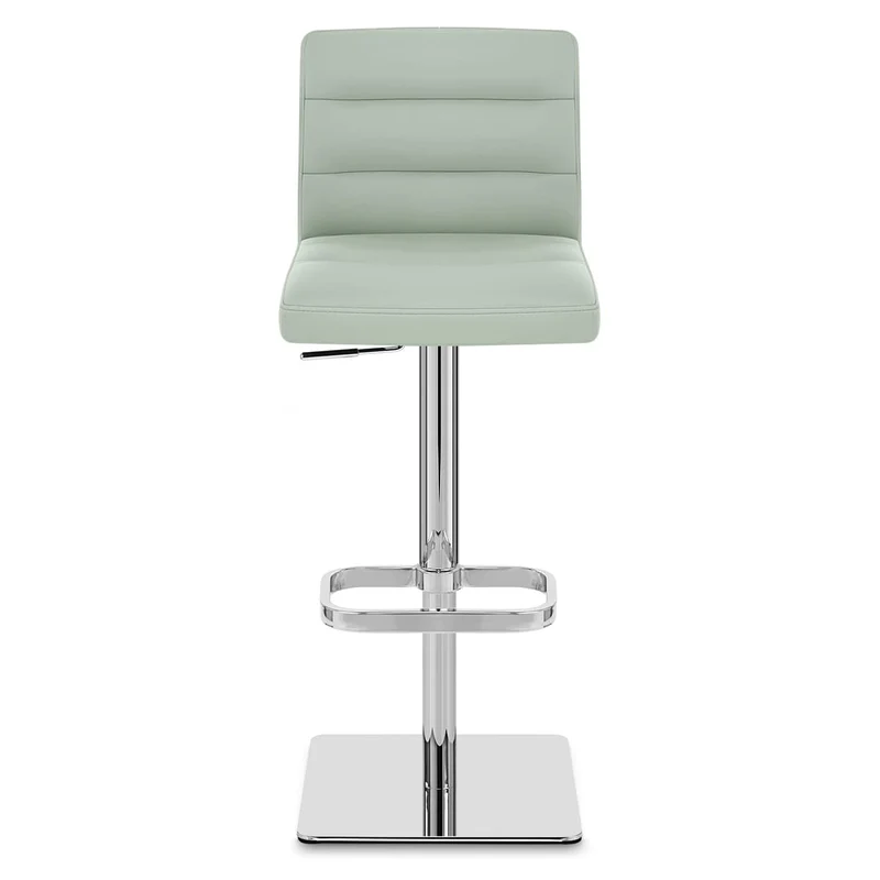 Chaise de Bar Cuir Chrome - Lush Vert