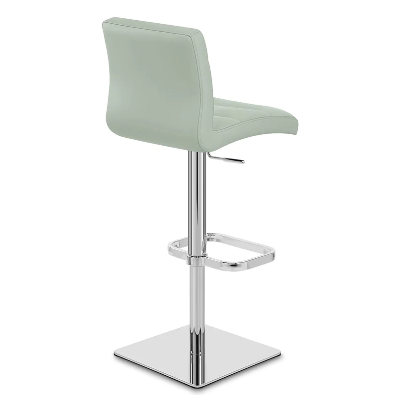 Chaise de Bar Cuir Chrome - Lush Vert