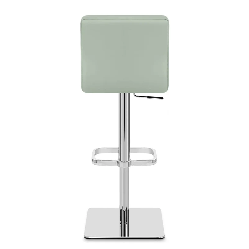 Chaise de Bar Cuir Chrome - Lush Vert