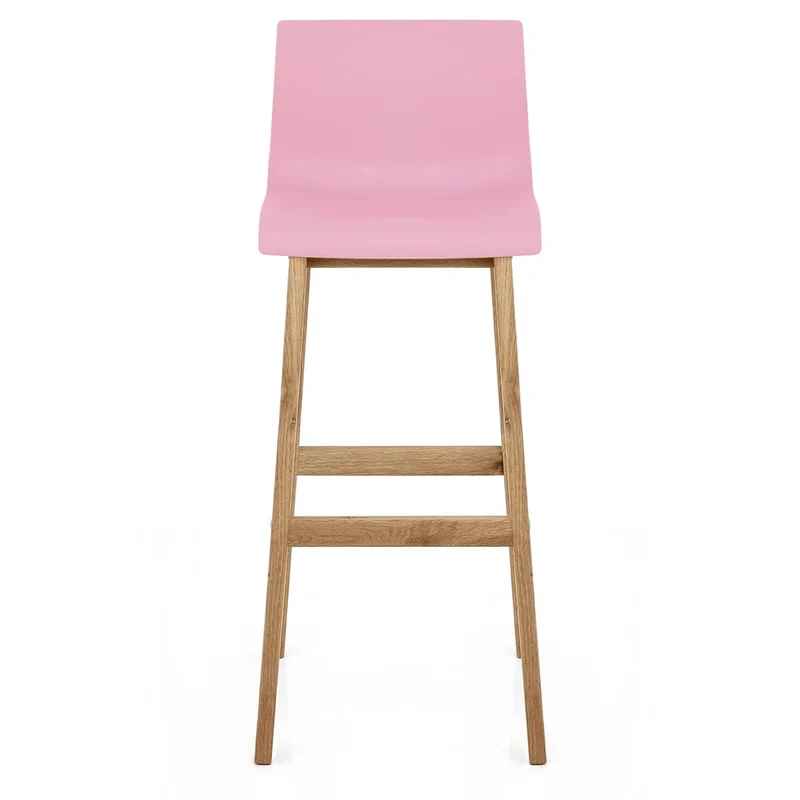 Tabouret de Bar Résine Bois - Drift ABS Rose