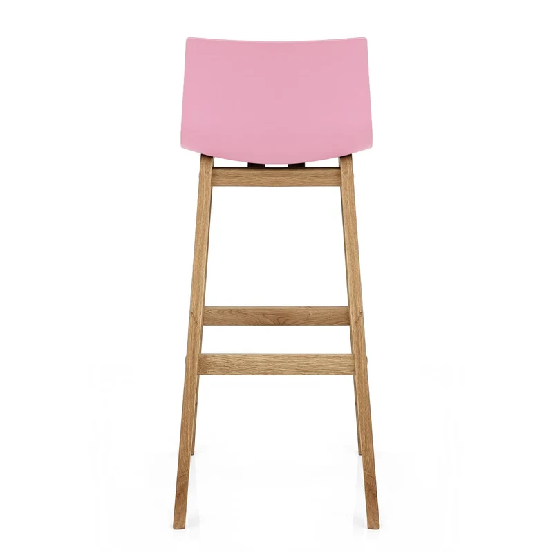 Tabouret de Bar Résine Bois - Drift ABS Rose