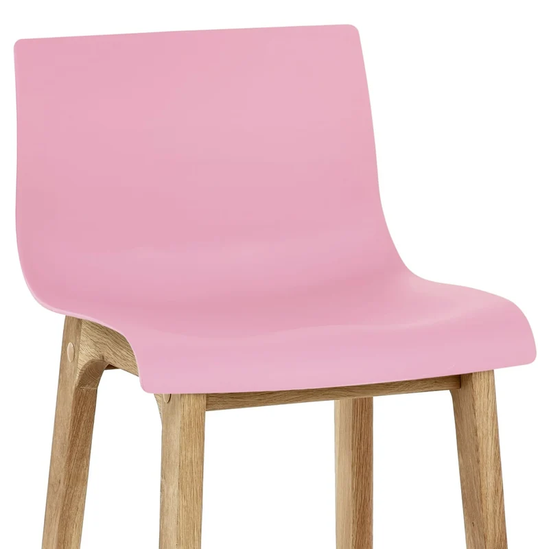Tabouret de Bar Résine Bois - Drift ABS Rose