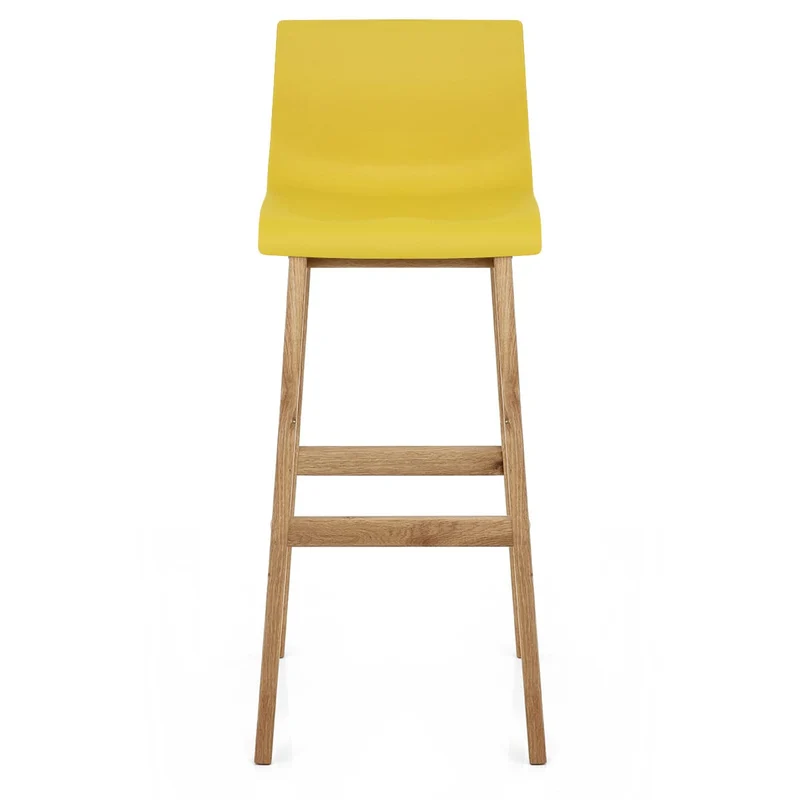 Tabouret de Bar Résine Bois - Drift ABS Jaune