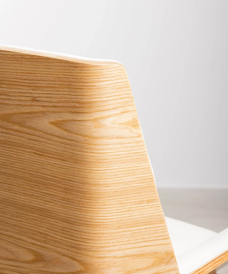 Silla de Comedor en Madera y Polipiel Lyssa