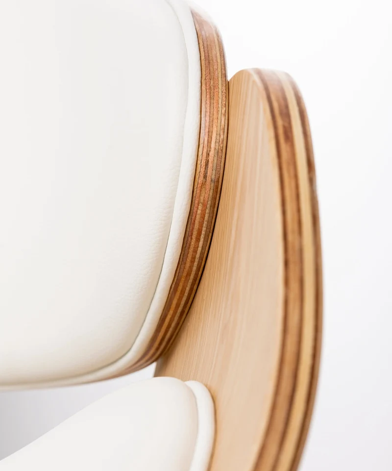 Silla de Comedor en Madera y Polipiel Debbie
