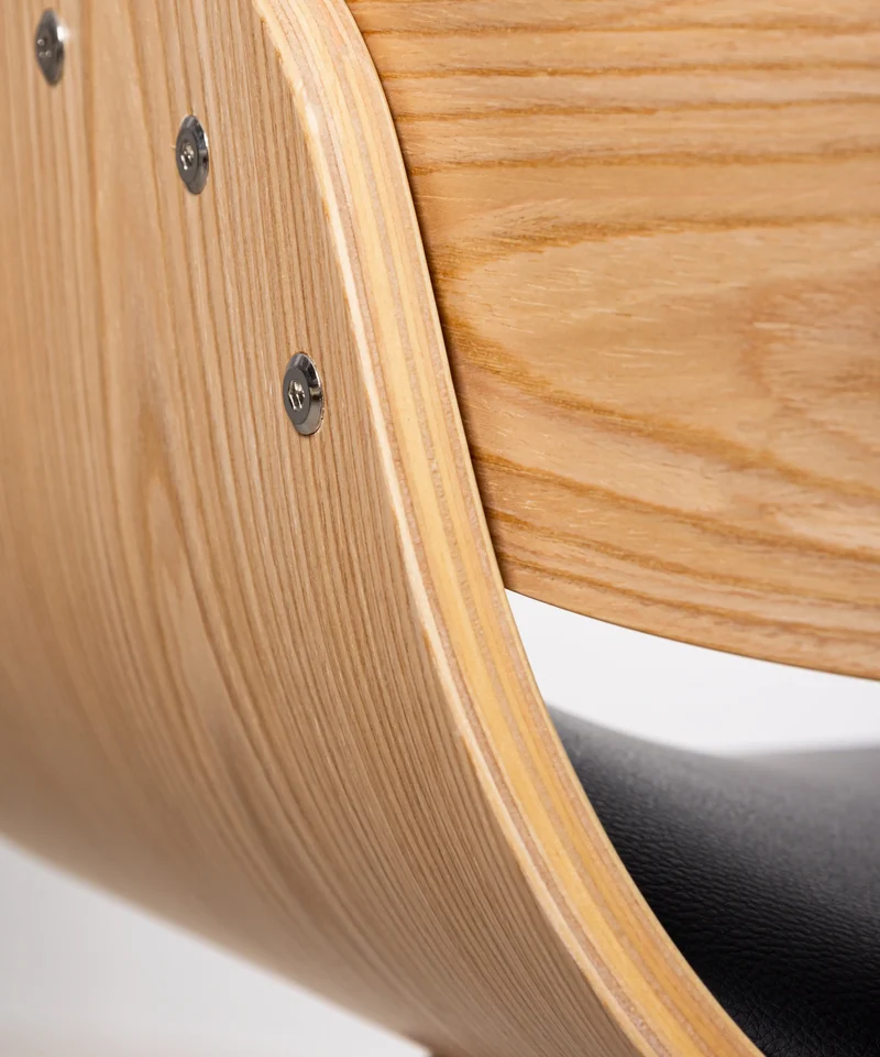 Silla de Comedor en Madera y Polipiel Debbie