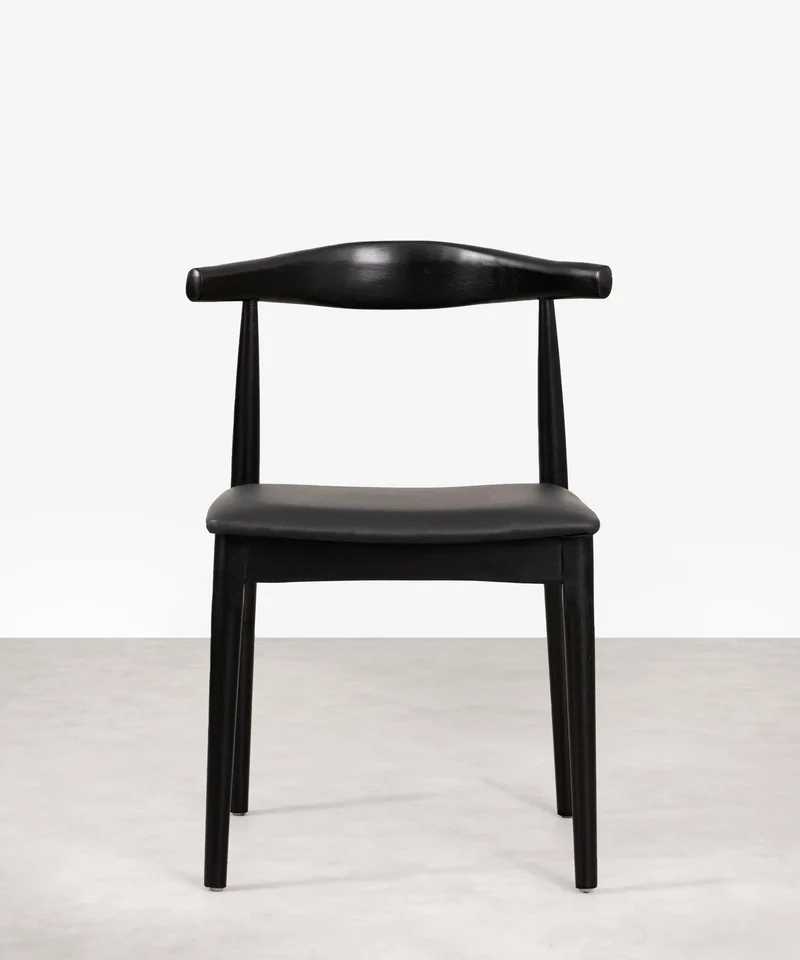Silla de Comedor en Madera y Polipiel Denver