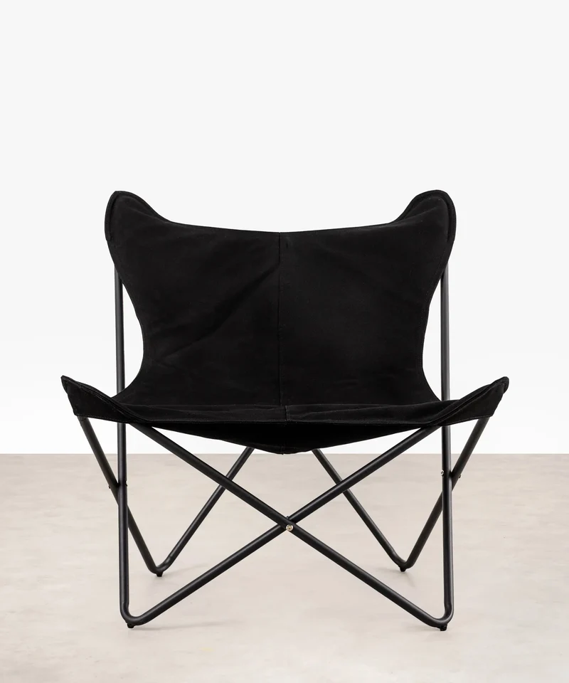 Silla en Tela y Metal Butterfly Wax