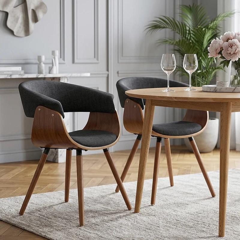 Chaise Bois - Grafton Gris