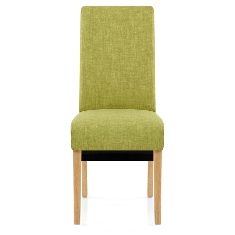 Chaise Chêne Tissu - Carlo Vert