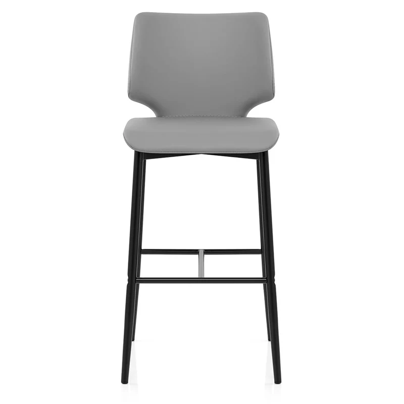 Tabouret de Bar Faux Cuir - Elan Gris