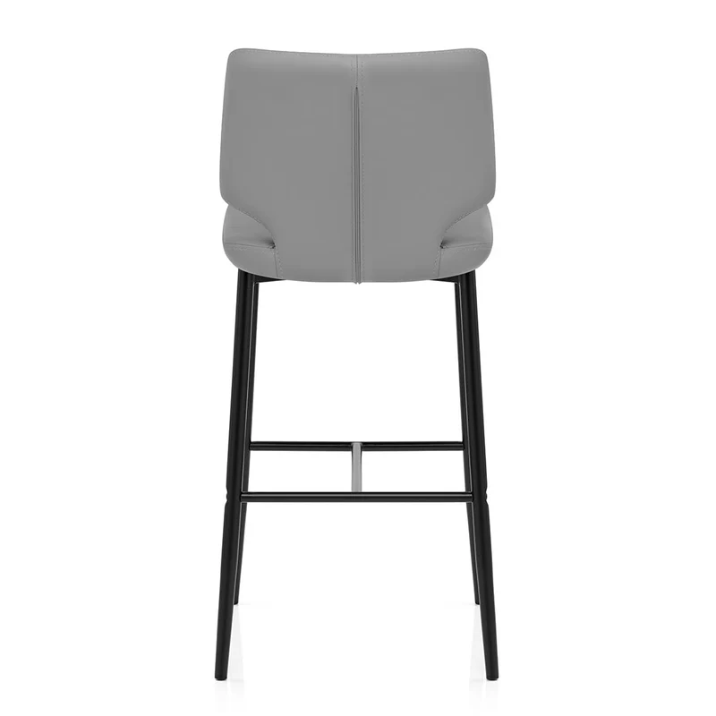 Tabouret de Bar Faux Cuir - Elan Gris