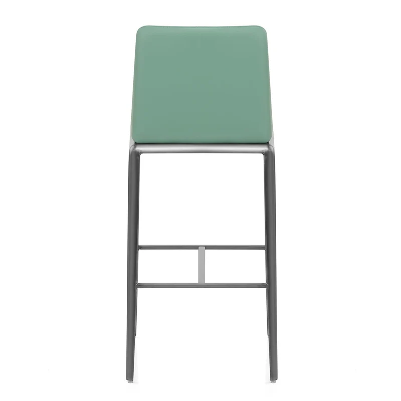 Tabouret de Bar Faux Cuir - Elise Vert