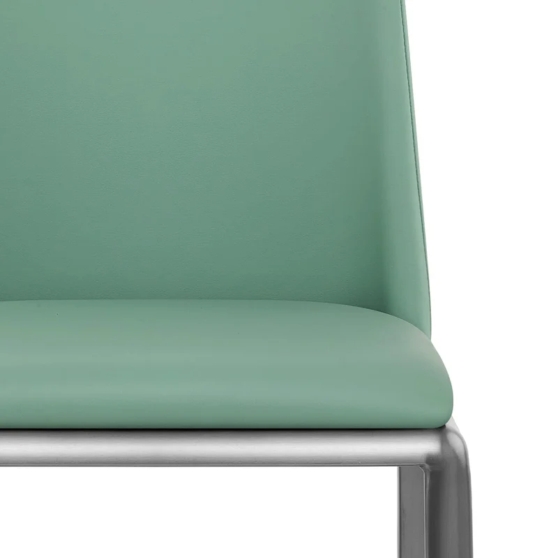 Tabouret de Bar Faux Cuir - Elise Vert
