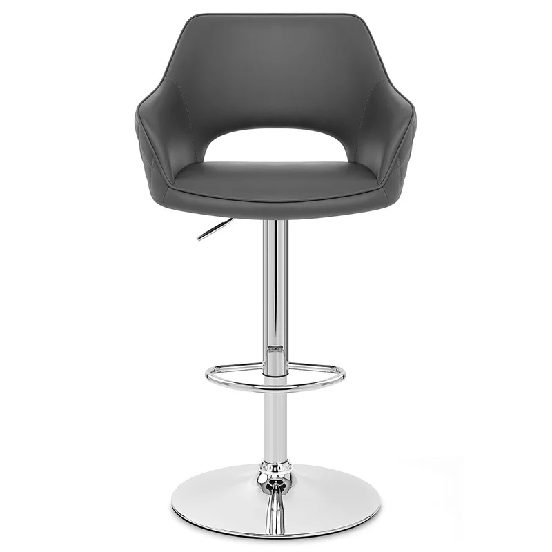 Tabouret Faux Cuir - Dune Gris