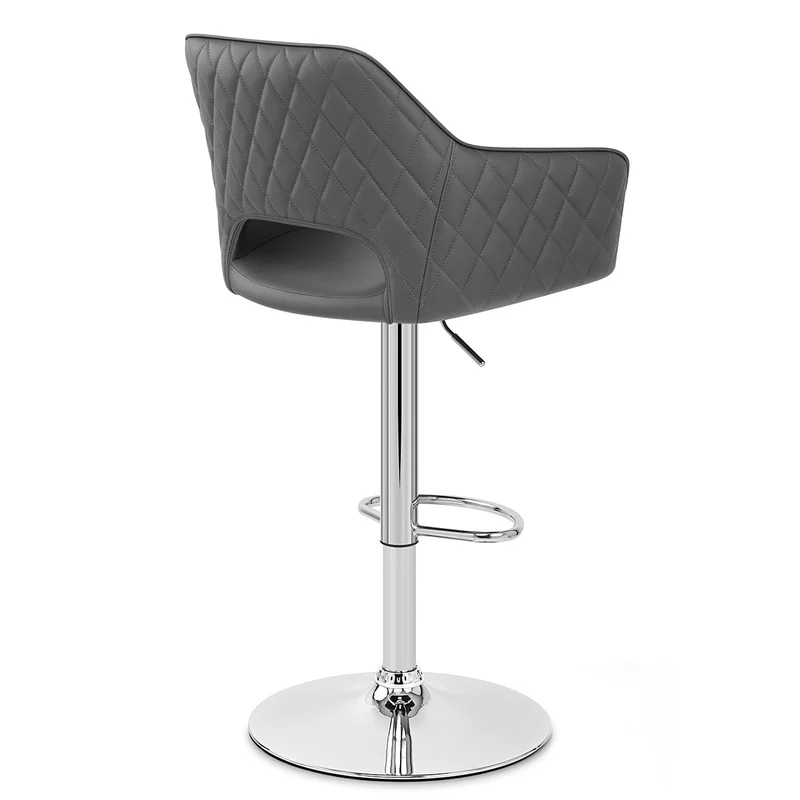 Tabouret Faux Cuir - Dune Gris
