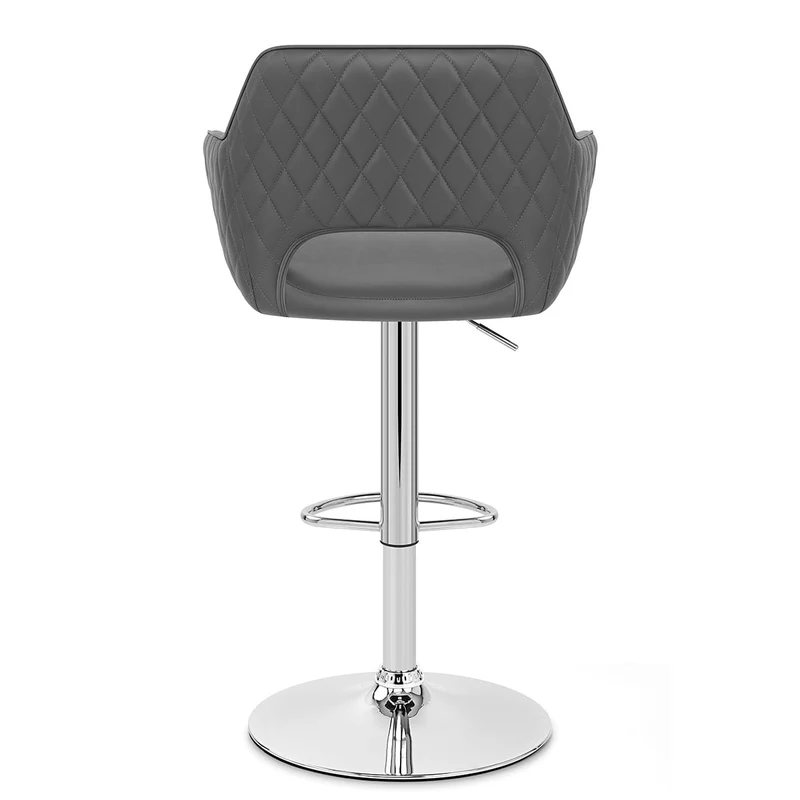 Tabouret Faux Cuir - Dune Gris