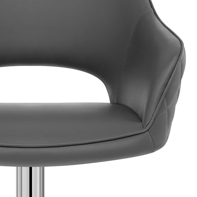 Tabouret Faux Cuir - Dune Gris