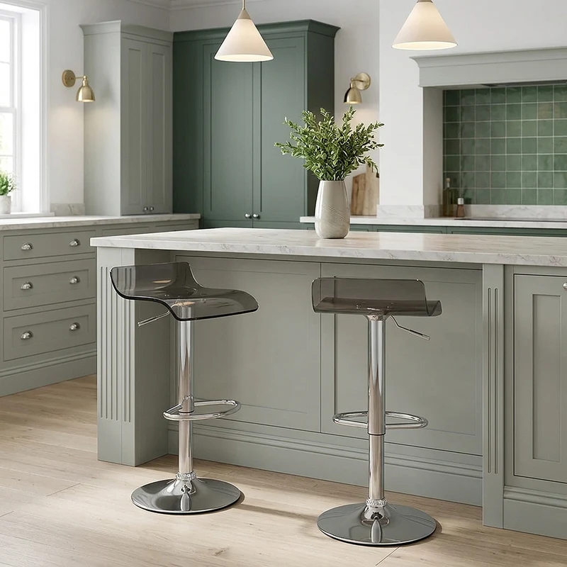 Tabouret Plastique - Shimmer Gris