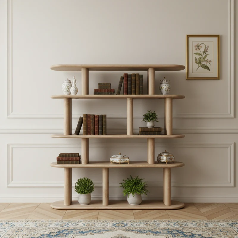Etagère avec 4 etagère ouverte | Naturelle | Organic