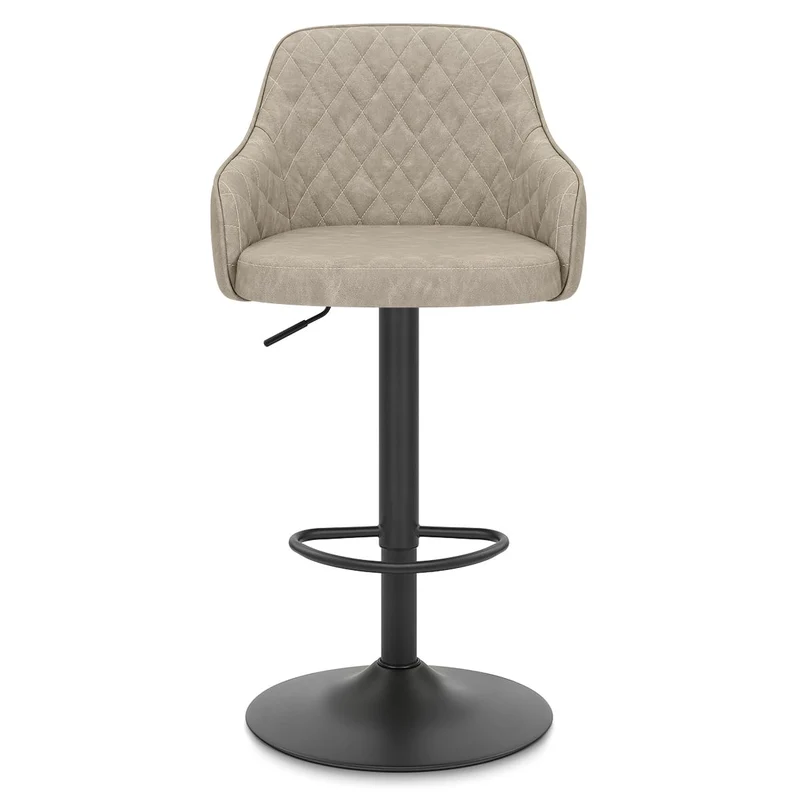 Tabouret Faux Cuir - Perth Crème