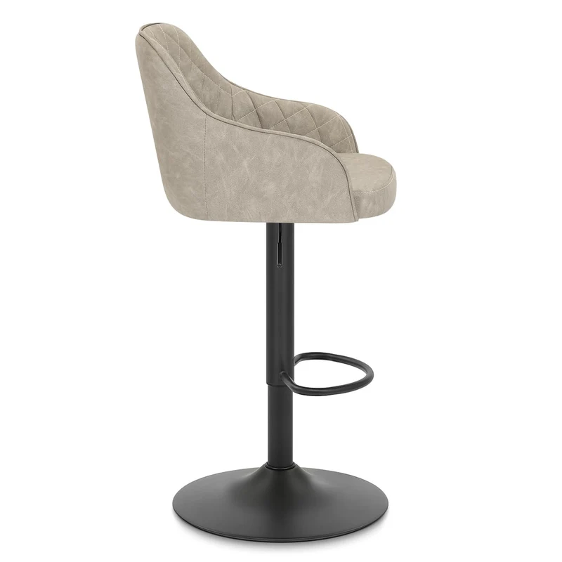 Tabouret Faux Cuir - Perth Crème