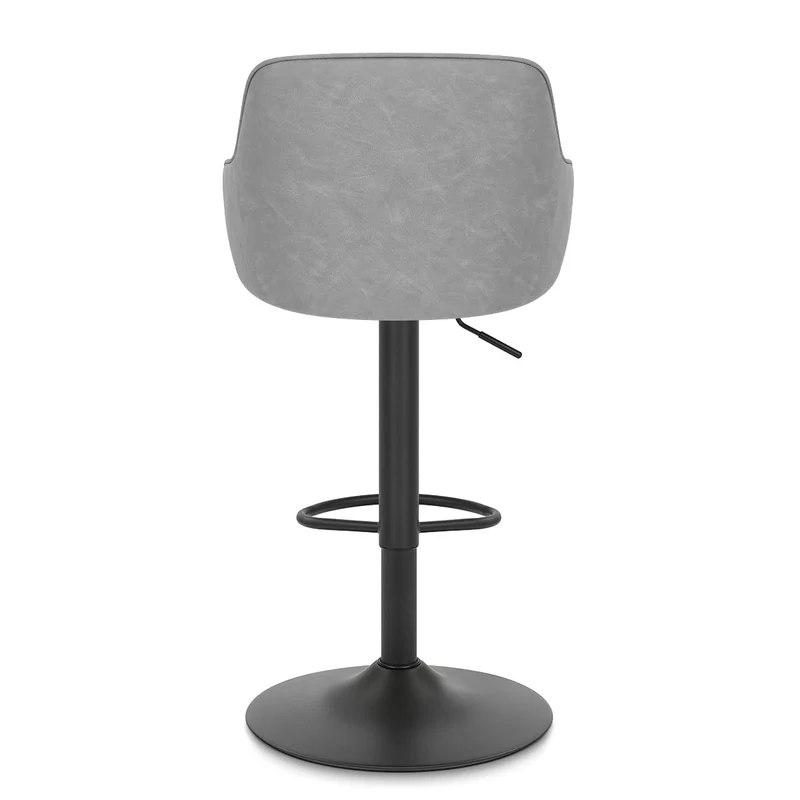 Tabouret Faux Cuir - Perth Gris
